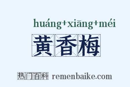 黄香梅是什么意思的图片
